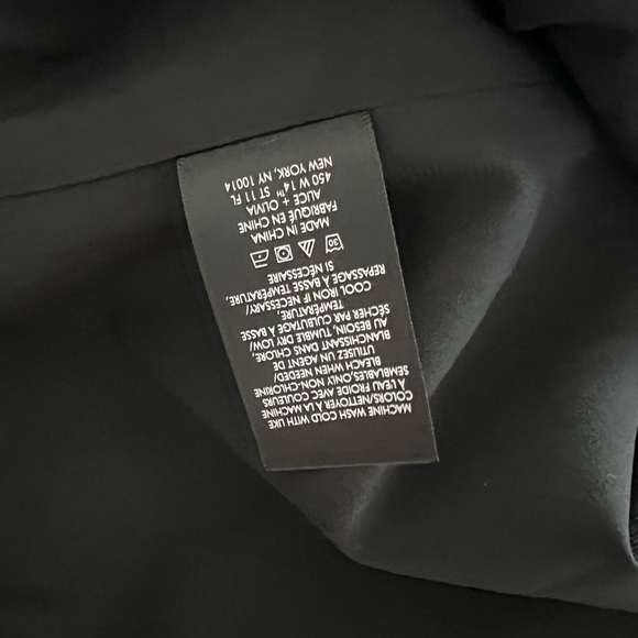 ALICE + OLIVIA Tayla Structured Jacquard Mini Dress - Picture 16 of 16